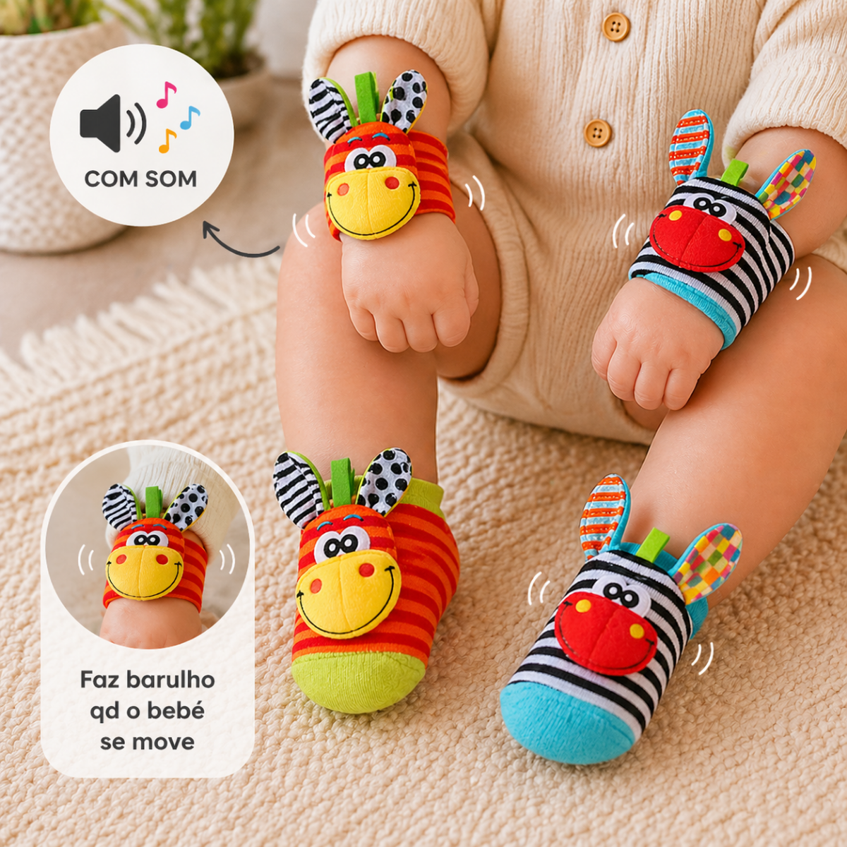 Rattle Baby Set - Wild Friends