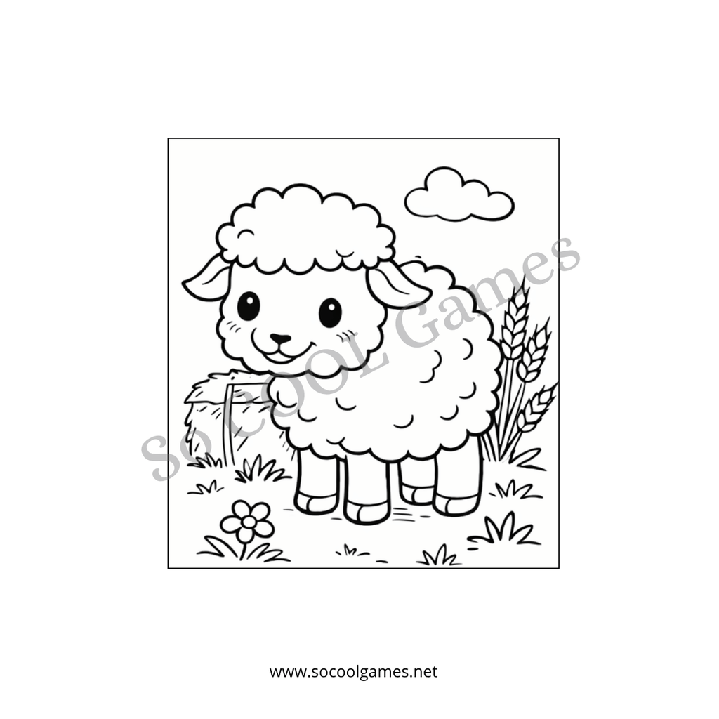 Farm Animals - Colouring Book