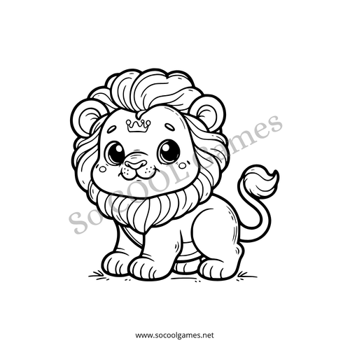 Jungle Animals - Colouring Book