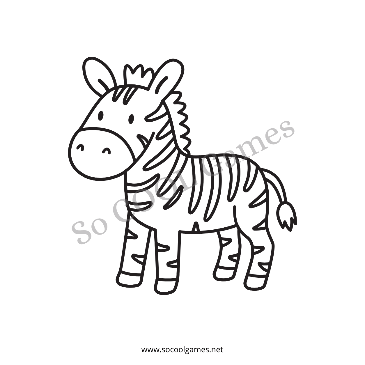Jungle Animals - Colouring Book
