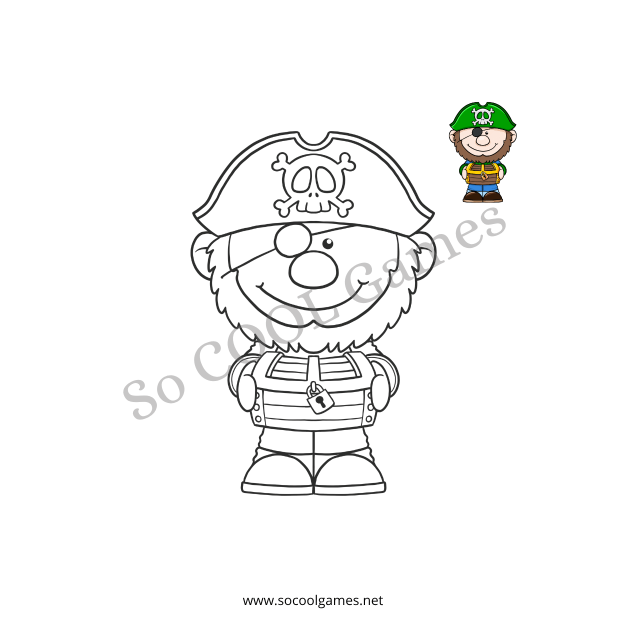 Pirate Island - Colouring book