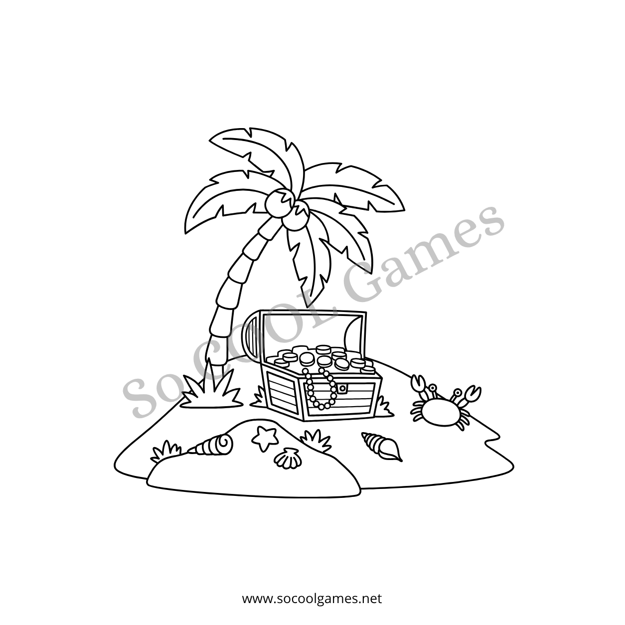 Pirate Island - Colouring book