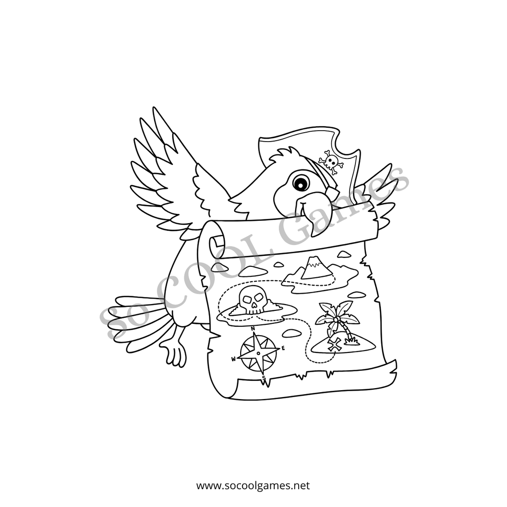 Pirate Island - Colouring book