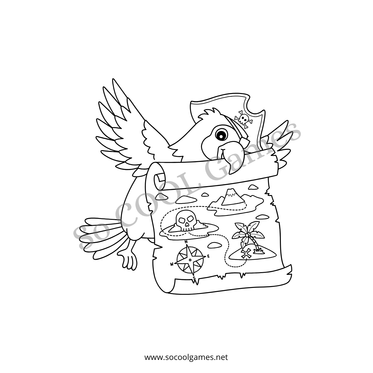 Pirate Island - Colouring book