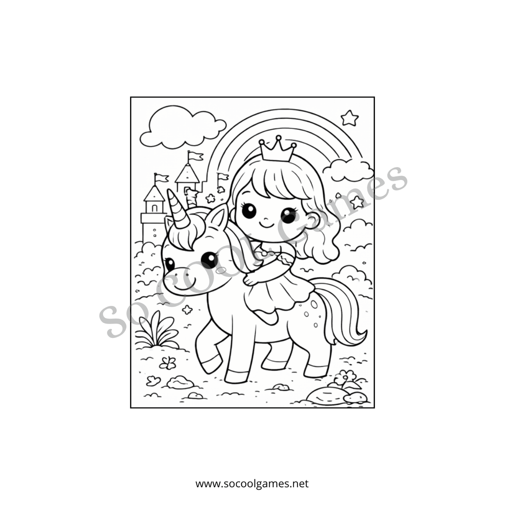 Princess Kingdom - Colouring Book