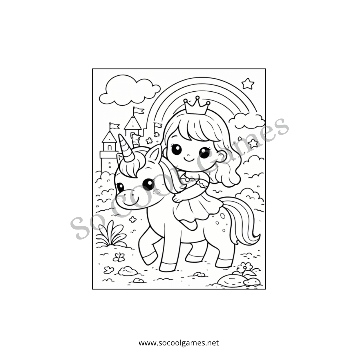 Princess Kingdom - Colouring Book